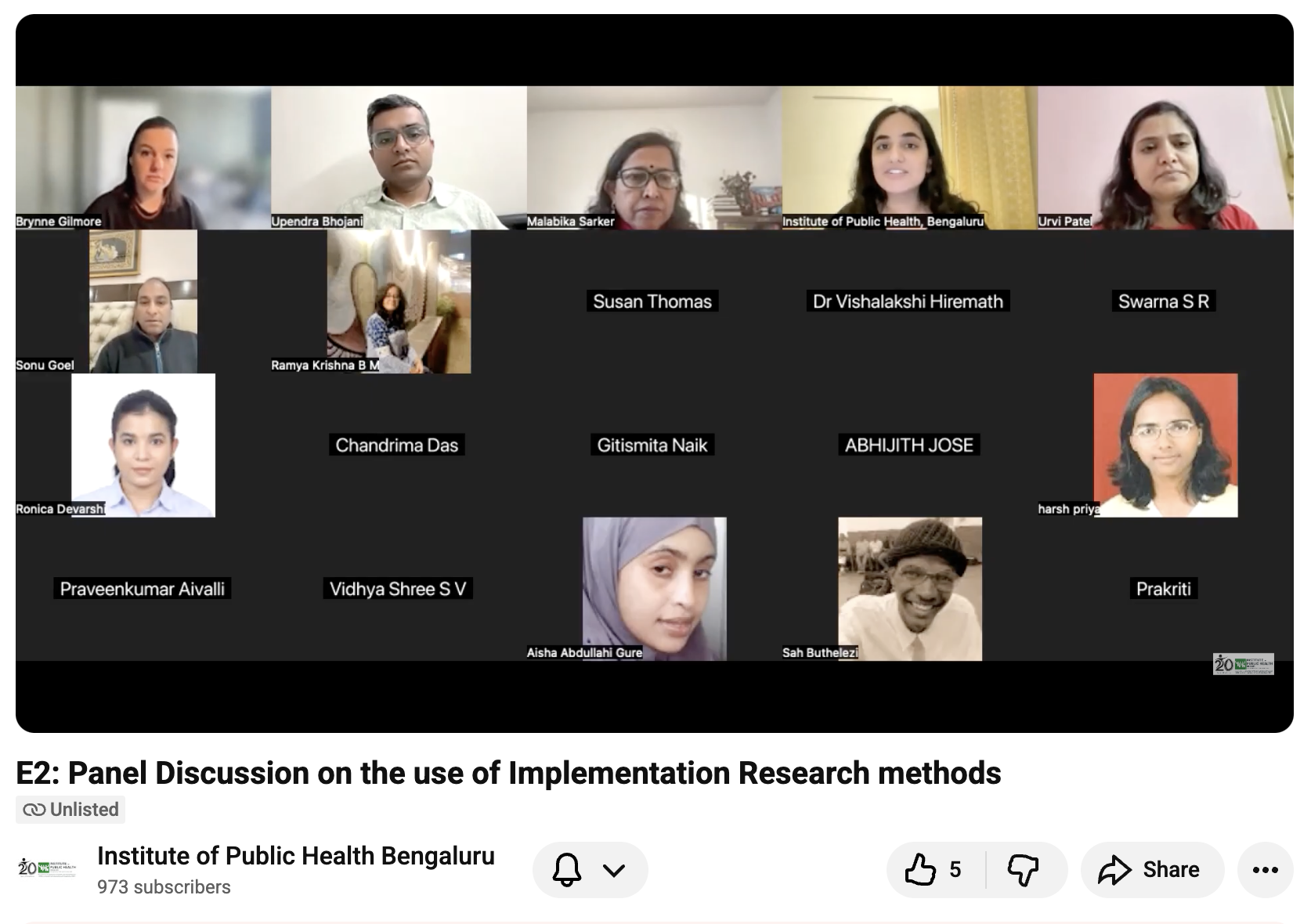Webinars